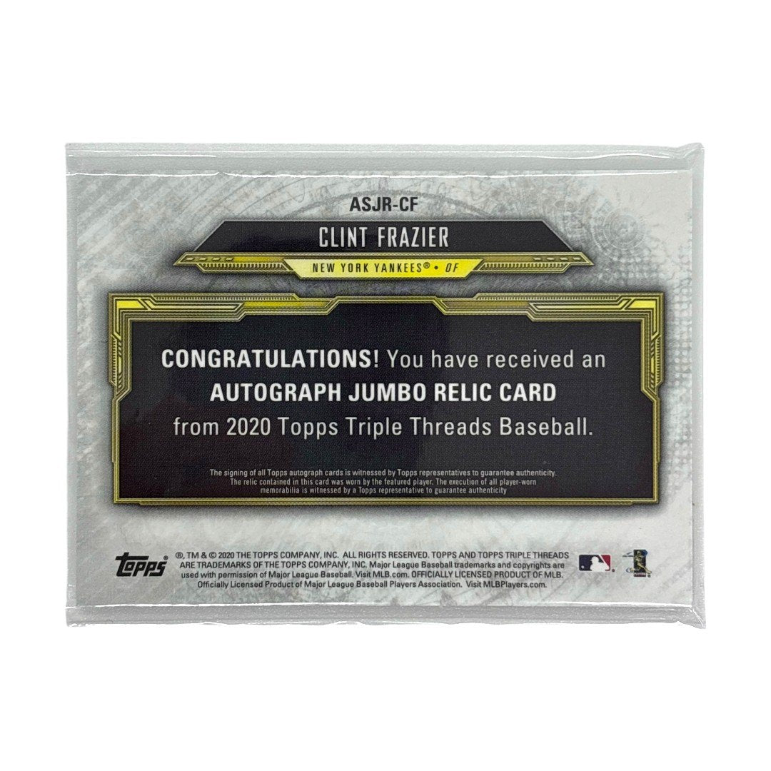 TOPPS MLBカード TRIPLE THREADS CLINT FRAZIER NEW YORK YANKEES 29/75 #ASJR-CF 中古 IT1