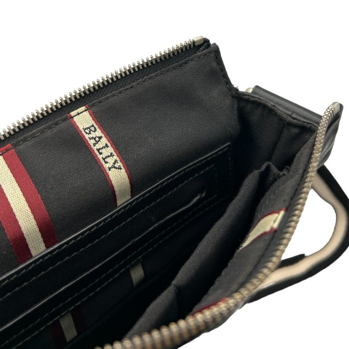 BALLY バリー TUSTON-SM ショルダーバッグ ブラック メンズ 鞄 ブランド 斜め掛け レザー 本革 中古 W4