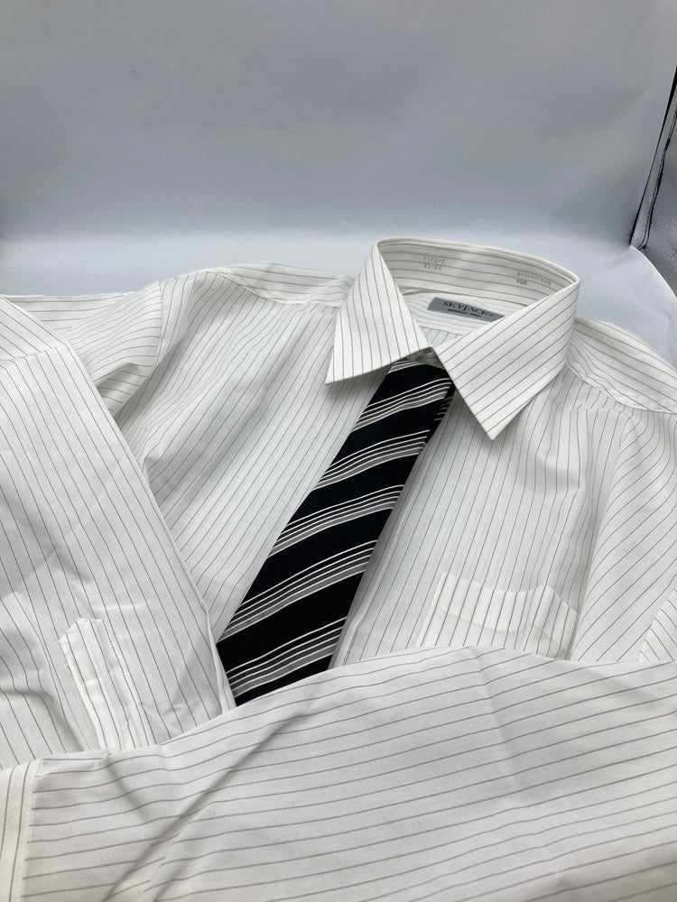 GIORGIO ARMANI ジョルジオアルマーニ シルク100% ネクタイ レジメンタル 中古 D4