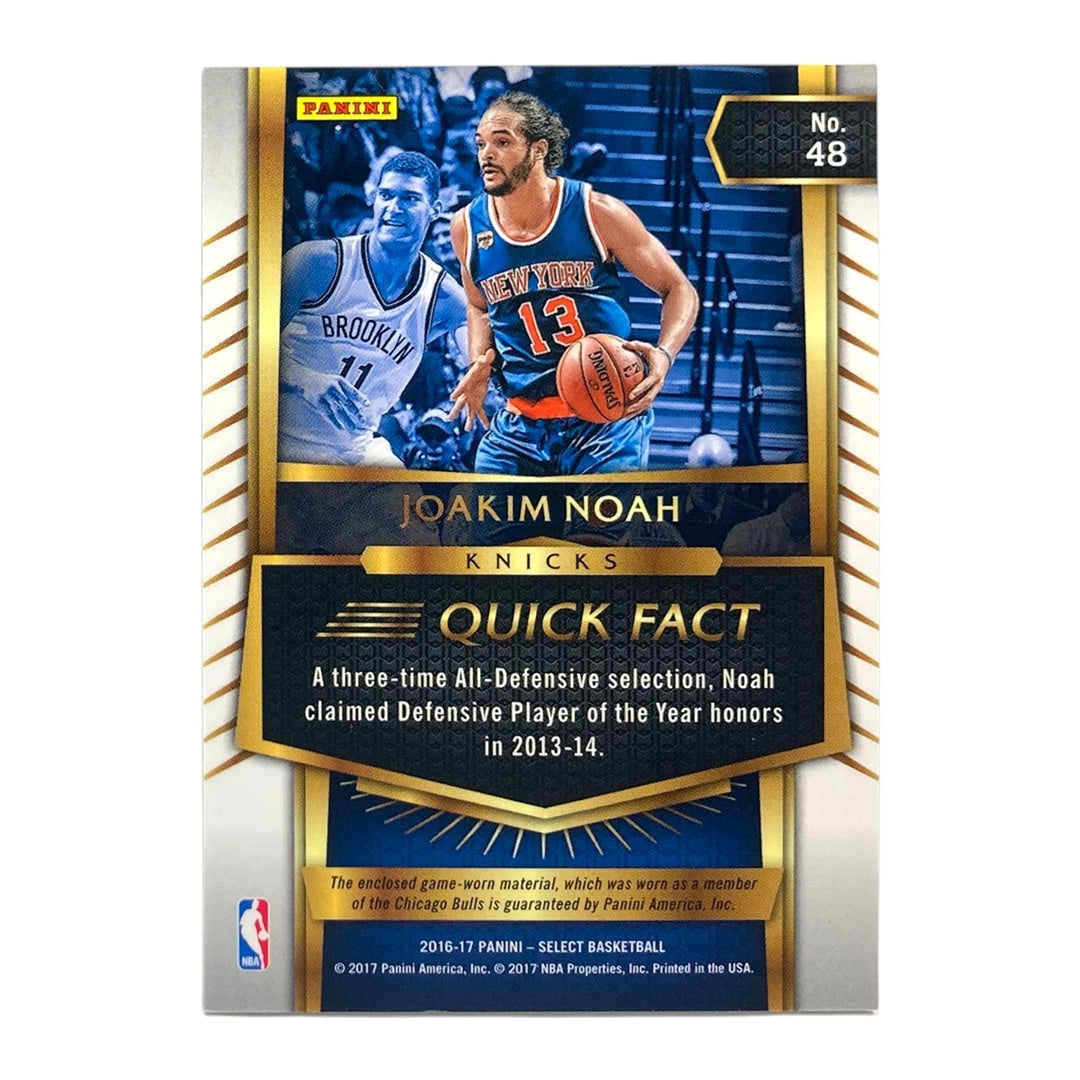 PANINI NBAカード SELECT JOAKIM NOAH NEW YORK KNICKS #48 中古 IT2