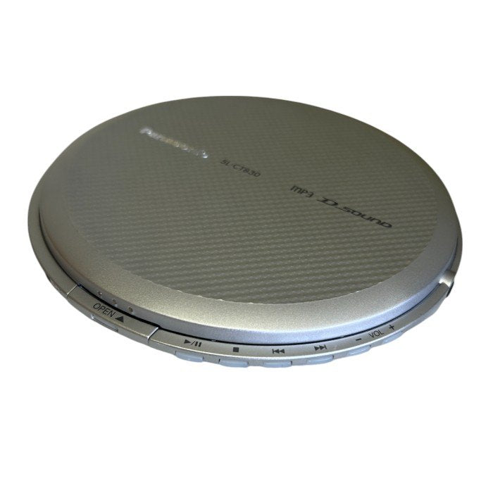 未使用品 パナソニック ポータブルCDプレーヤー シルバー SL-CT830-S Panasonic オーディオ CD 音楽 中古 W1