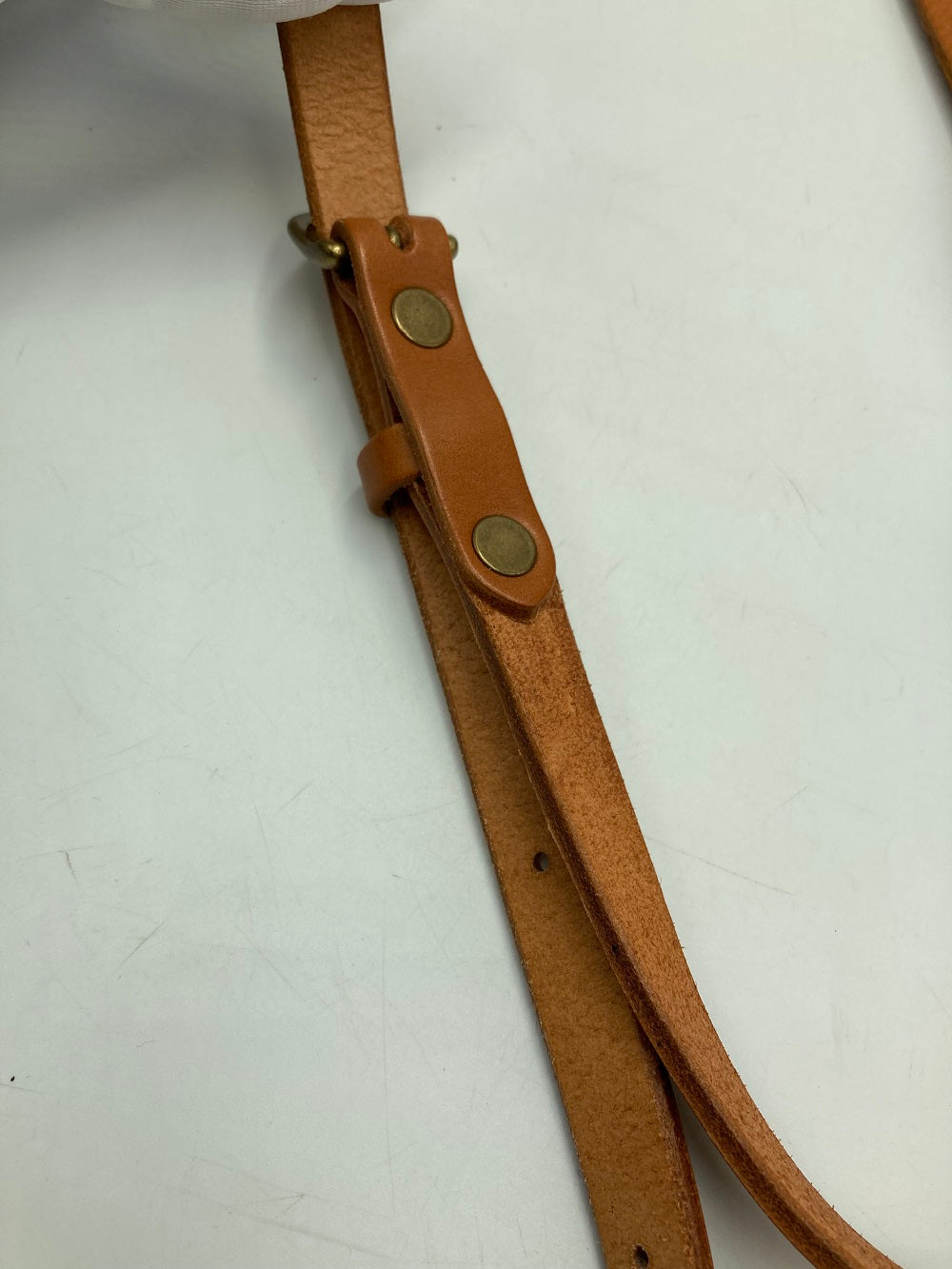 CLEDRAN クレドラン レザー 巾着 バスケットバッグ 中古 4