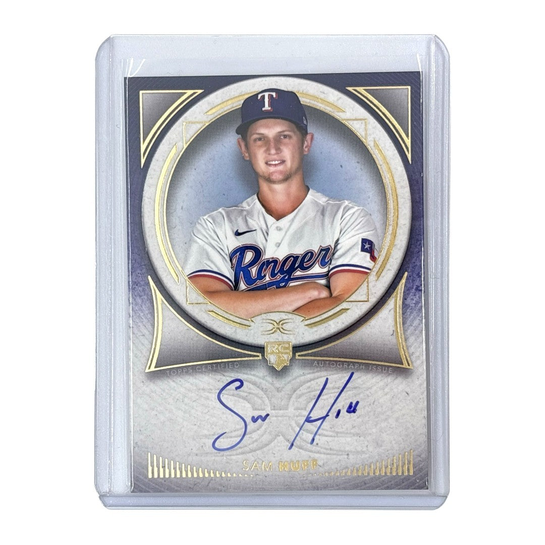 TOPPS MLBカード DEFINITIVE COLLECTION SAM HUFF TEXAS RANGERS 16/50 #DRA-HUF1 中古 IT1