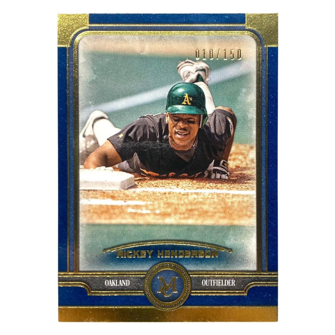 TOPPS MLBカード MUSEUM COLLECTION RICKEY HENDERSON ATHLETICS 010/150 #70 中古 IT2