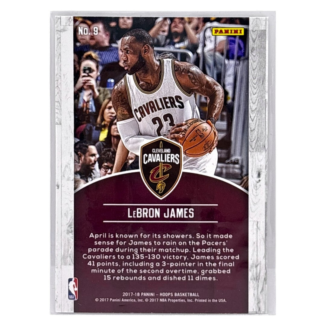 PANINI NBAカード HOOPS LEBRON JAMES CLEVELAND CAVALIERS #9 中古 IT1