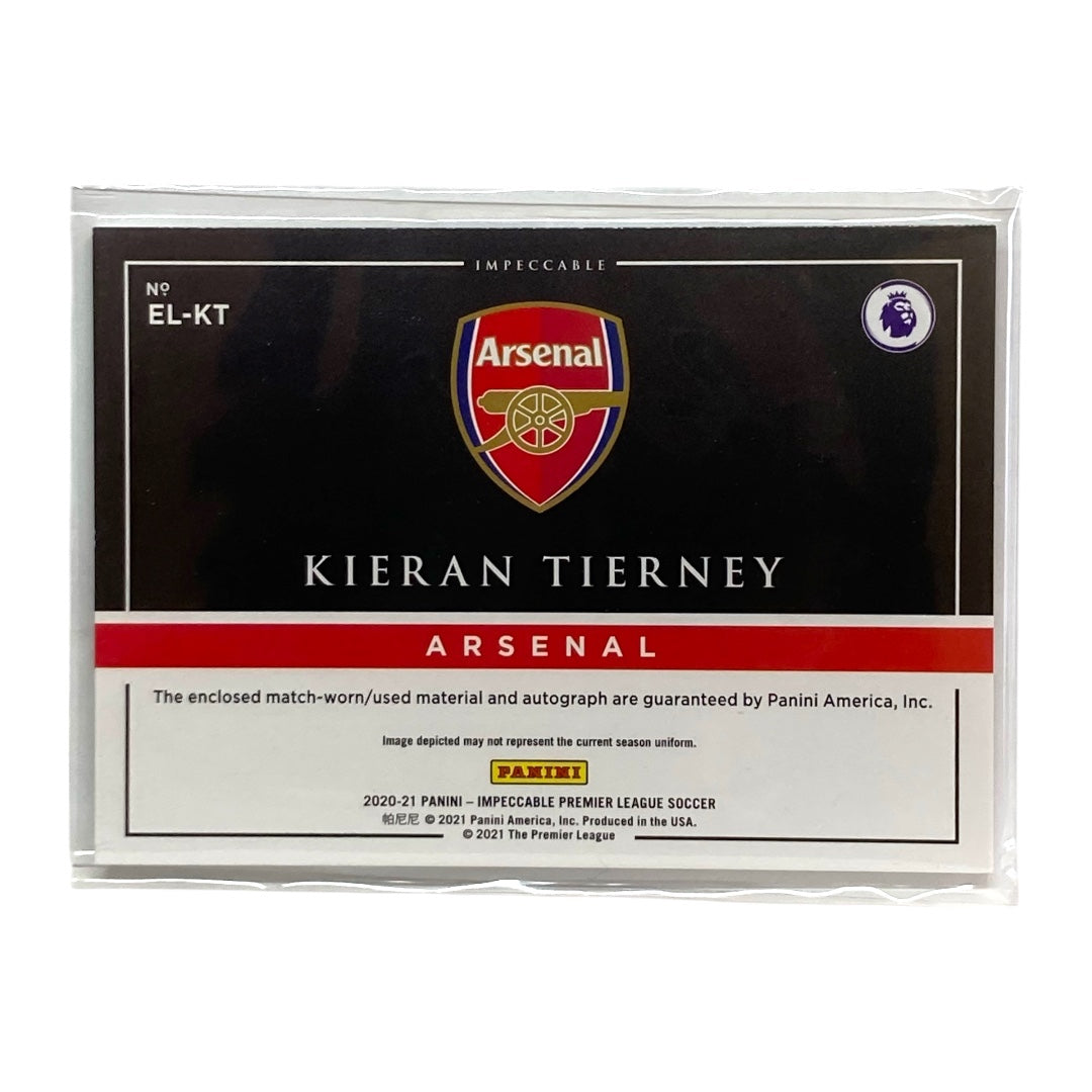 PANINI サッカーカード IMPECCABLE PREMIER LEAGUE KIERAN TIERNEY ARSENAL 42/99 #EL-KT 中古 IT2