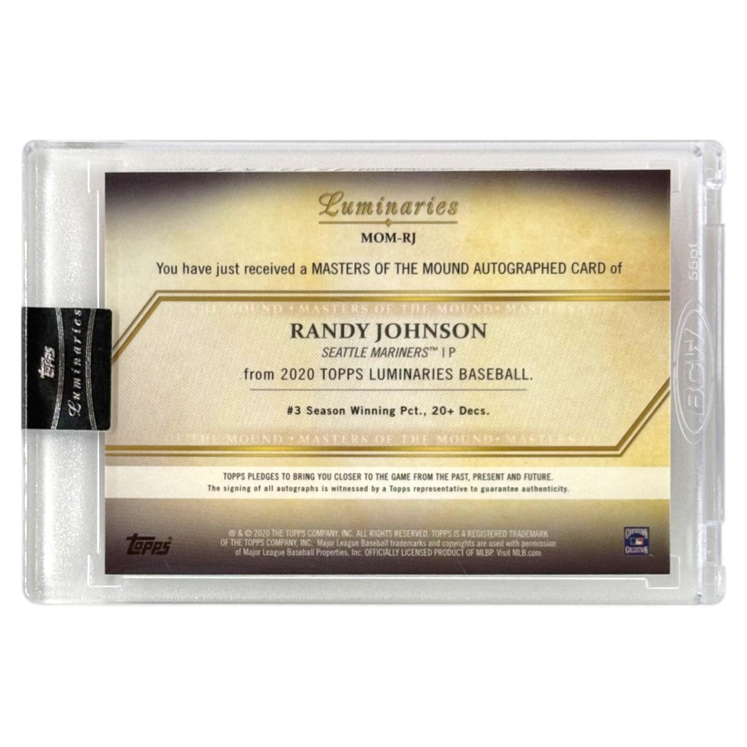 未開封品 TOPPS MLBカード LUMINARIES RANDY JOHNSON SEATTLE MARINERS /10 #MOM-RJ 中古 IT1