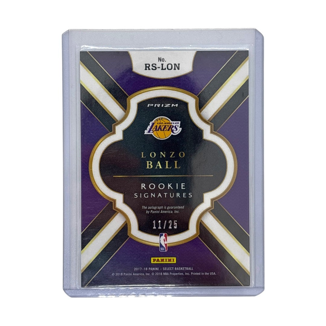 PANINI NBAカード SELECT PRIZM TIE DYE LONZO BALL LAKERS 11/25 #RS-LON 中古 IT1