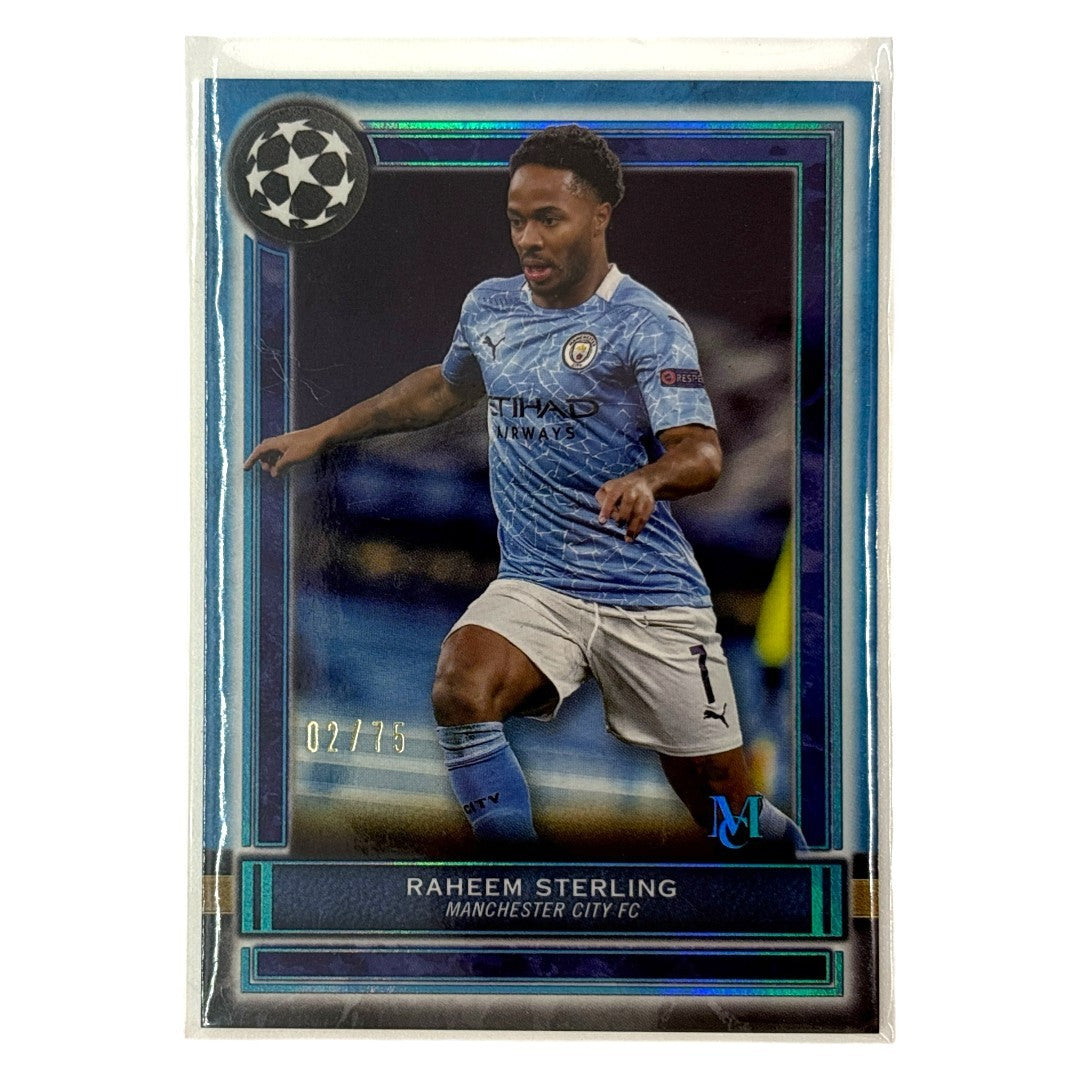 TOPPS サッカーカード MUSEUM COLLECTION RAHEEM STERLING MANCHESTER CITY 02/75 #7 中古 IT1