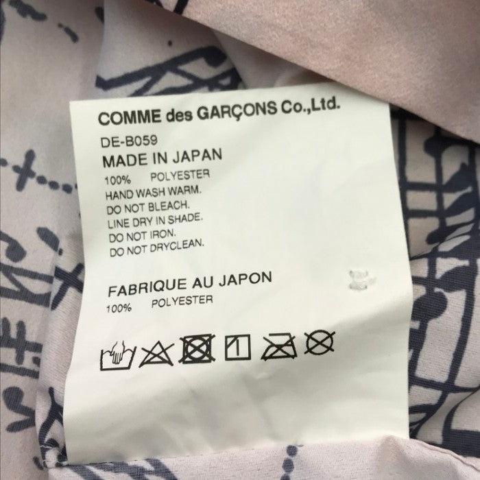 COMME des GARCONS コムデギャルソン HOMME DEUX シャツ メンズ 長袖 2019 音符 ピンク Mサイズ DE-B059 中古 T1