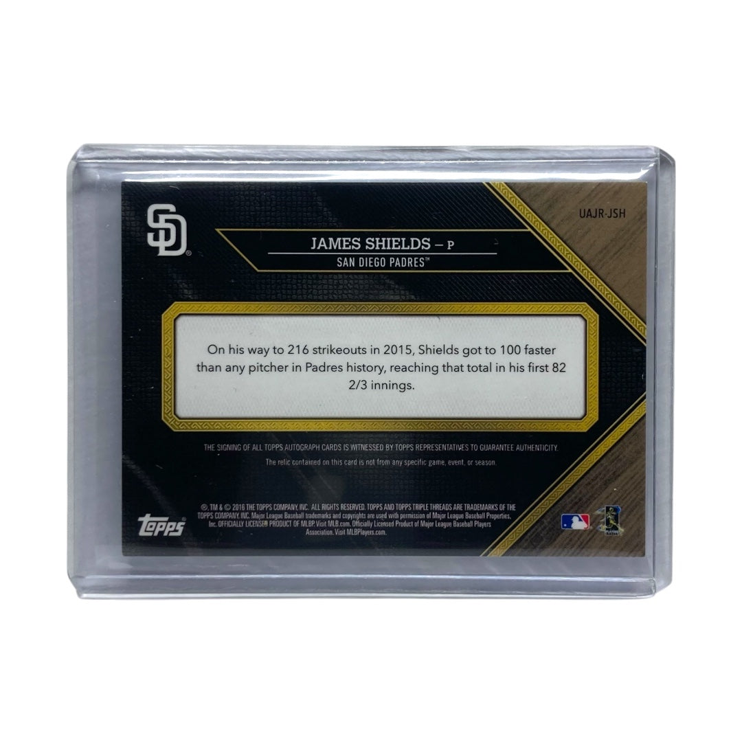 TOPPS MLBカード TRIPLE THREADS JAMES SHIELDS PADRES 40/50 #UAJR-JSH 中古 IT2