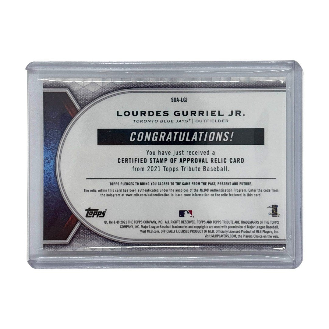 TOPPS MLBカード TRIBUTE LOURDES GURRIEL JR. TORONTO BLUE JAYS 125/150 #SOA-LGJ 中古 IT1