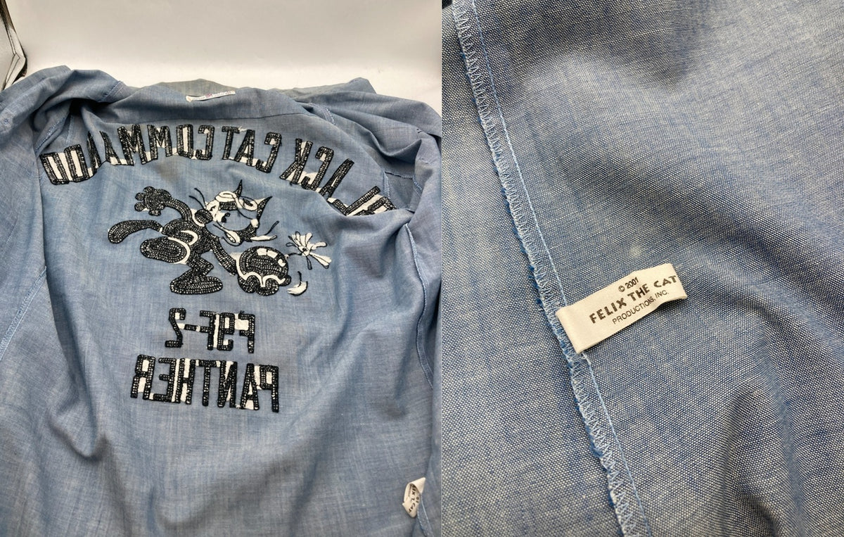 seafarer シーファーラー フィリックス ザ キャット 長袖シャツ サイズS メンズ 中古 D4