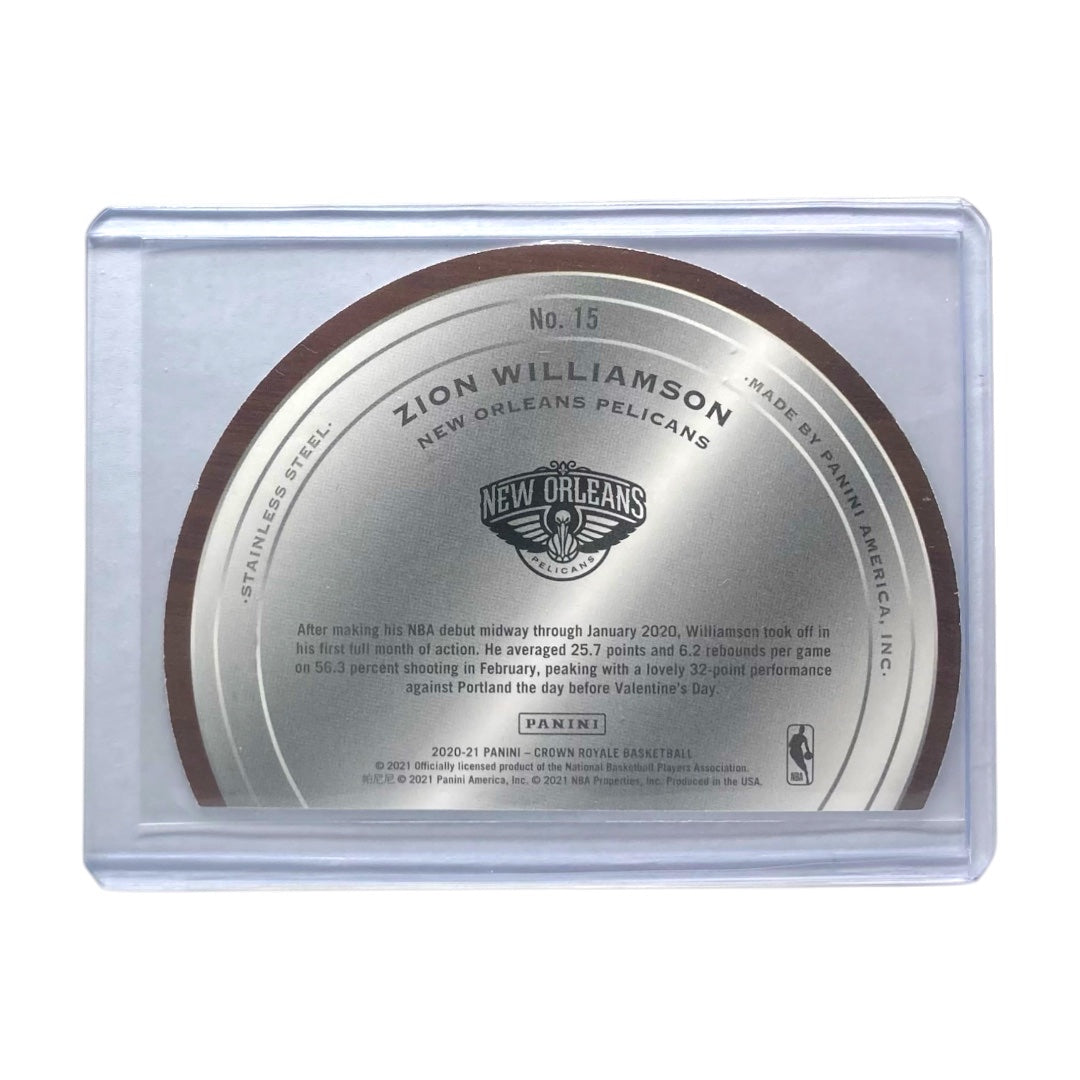 PANINI NBAカード CROWN ROYALE DIE CUT ZION WILLIAMSON PELICANS #15 中古 IT2