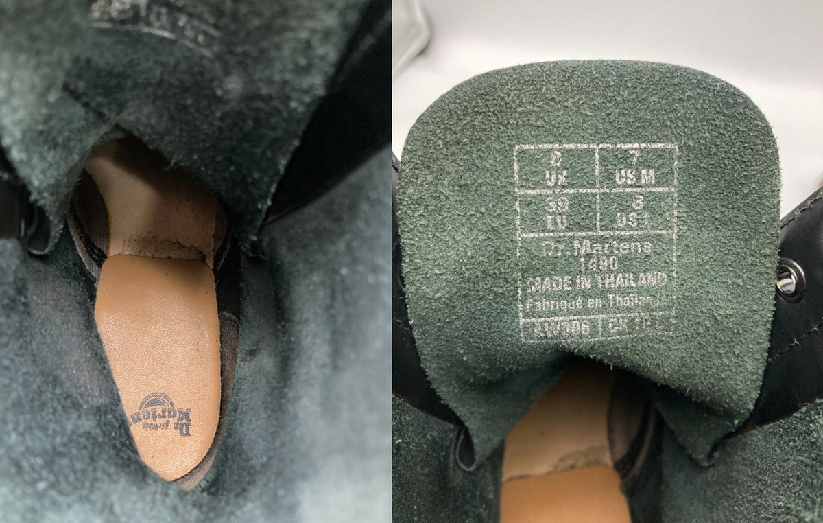 Dr.Martens ドクターマーチン 10ホール ブーツ 1490 サイズUK6 メンズ レディース 中古 D4