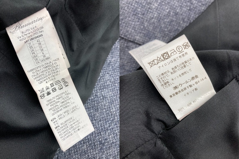 Blumarine ブルマリン ハートポケット チェスターコート サイズ IT42 レディース 中古 D4