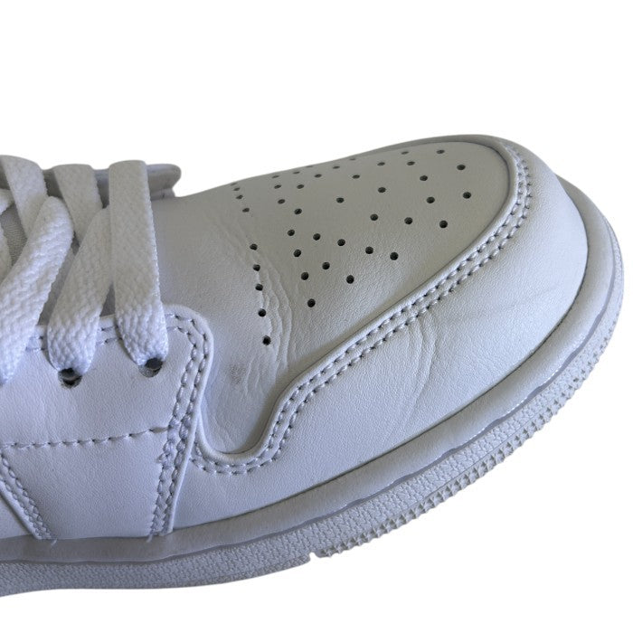NIKE ナイキ エアジョーダン 1 トリプルホワイト 27cm 553558-136 靴 シューズ スニーカー 中古 W1