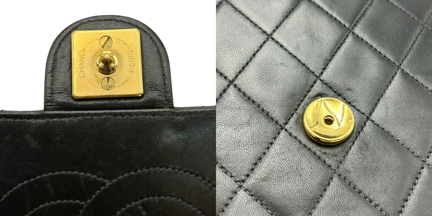 CHANEL シャネル 旧マトラッセ バッグ ブランド レザー 鞄 ショルダー レディース 中古 W4