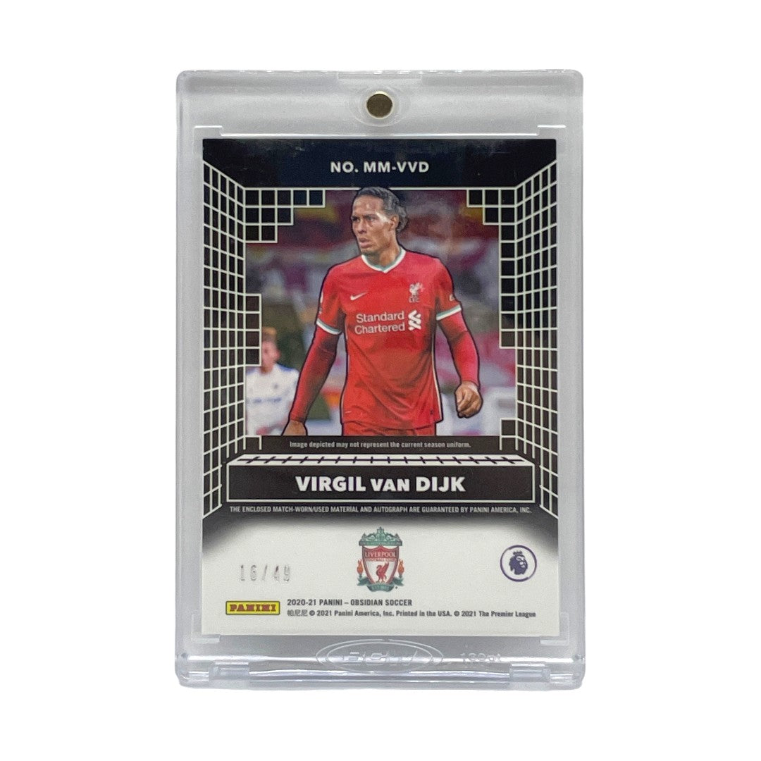 PANINI サッカーカード OBSIDIAN MATRIX VIRGIL VAN DIJK LIVERPOOL 16/49 #MM-VVD 中古 IT1