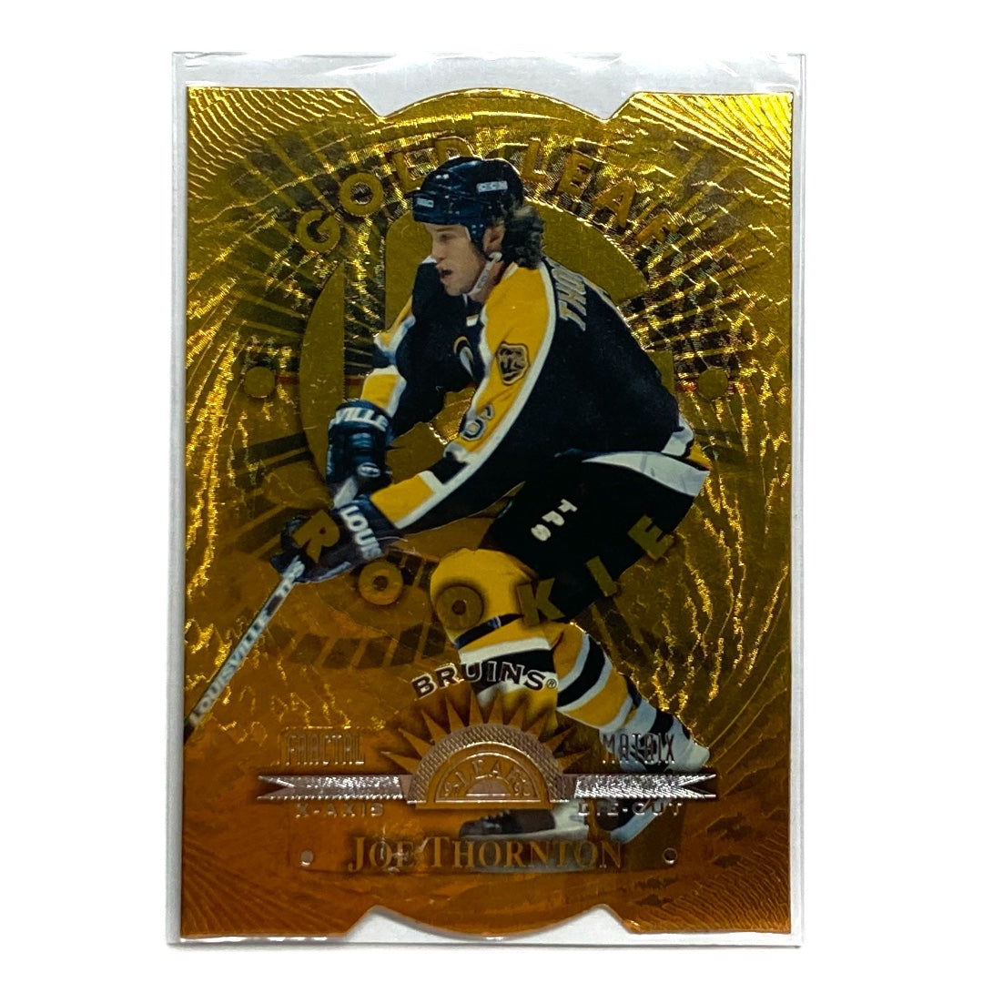 DONRUSS NHLカード FRACTAL MATRIX DIE-CUT JOE THORNTON BRUINS #150 中古 IT2