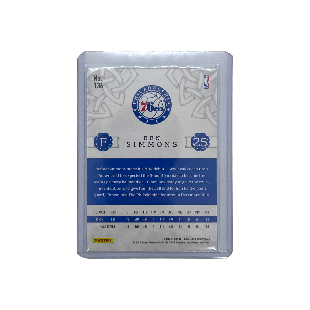 PANINI NBAカード EXCALIBUR BEN SIMMONS 020/199 #134 中古 IT1