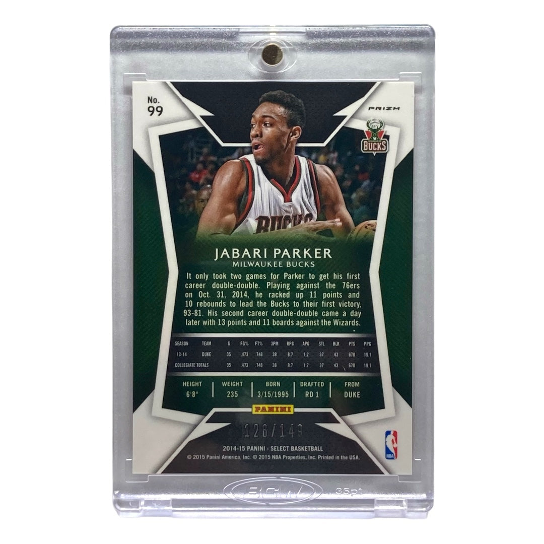PANINI NBAカード SELECT PRIZM JABARI PARKER BUCKS 126/149 #99 中古 IT2
