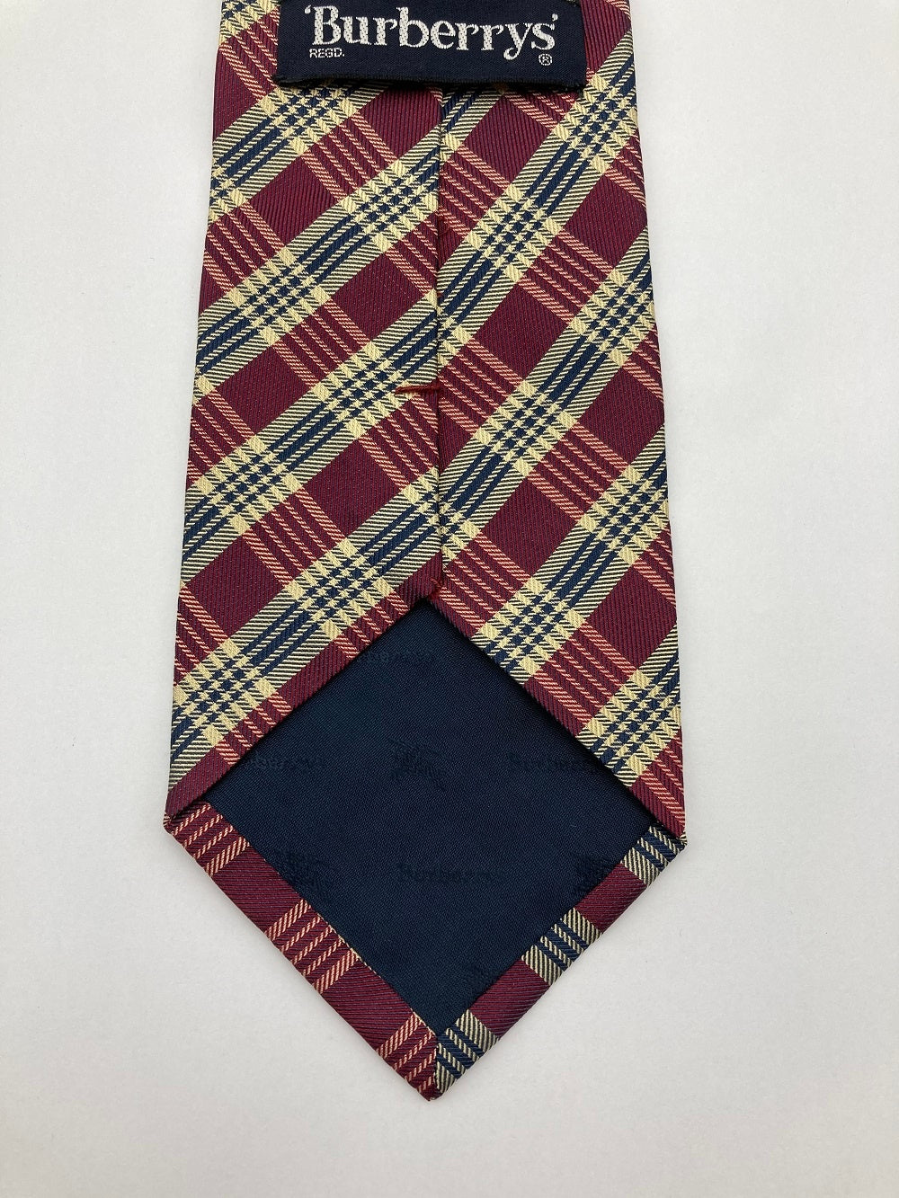 Burberry's バーバリーズ チェック柄 ネクタイ シルク100% 中古 D4