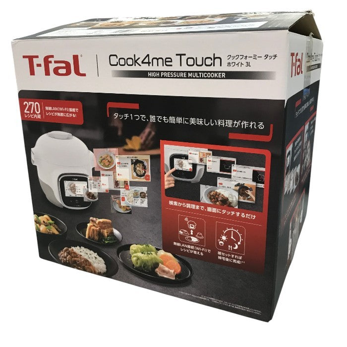 ティファール 圧力鍋 クックフォーミー タッチ 3L CY9221JP ホワイト 中古 Y1