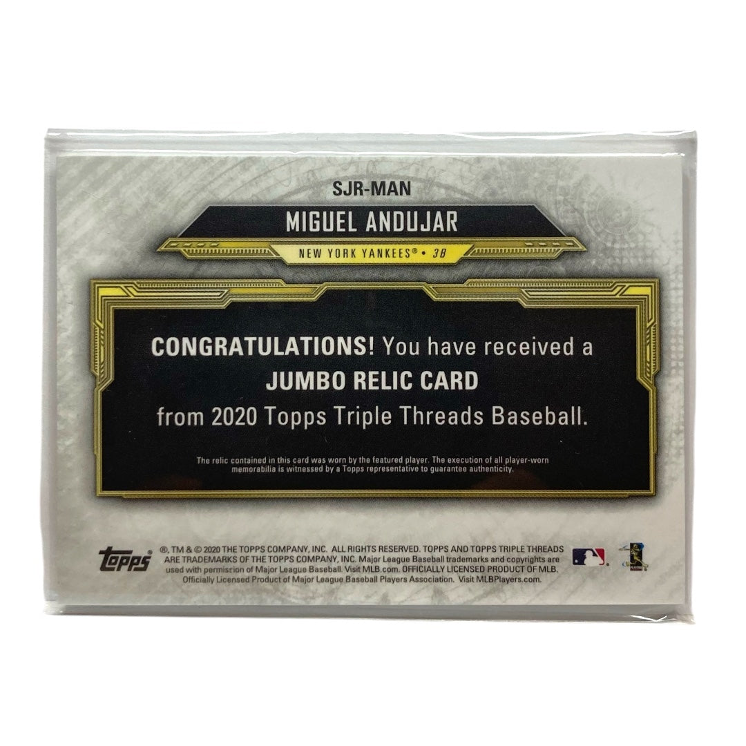 TOPPS MLBカード TRIPLE THREADS MIGUEL ANDUJAR YANKEES 14/27 #SJR-MAN 中古 IT2