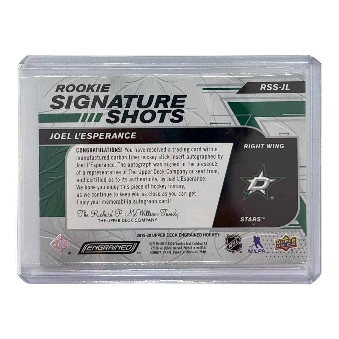 UPPER DECK NHLカード ENGRAINED JOEL L'ESPERANCE STARS 32/99 #RSS-JL 中古 IT1