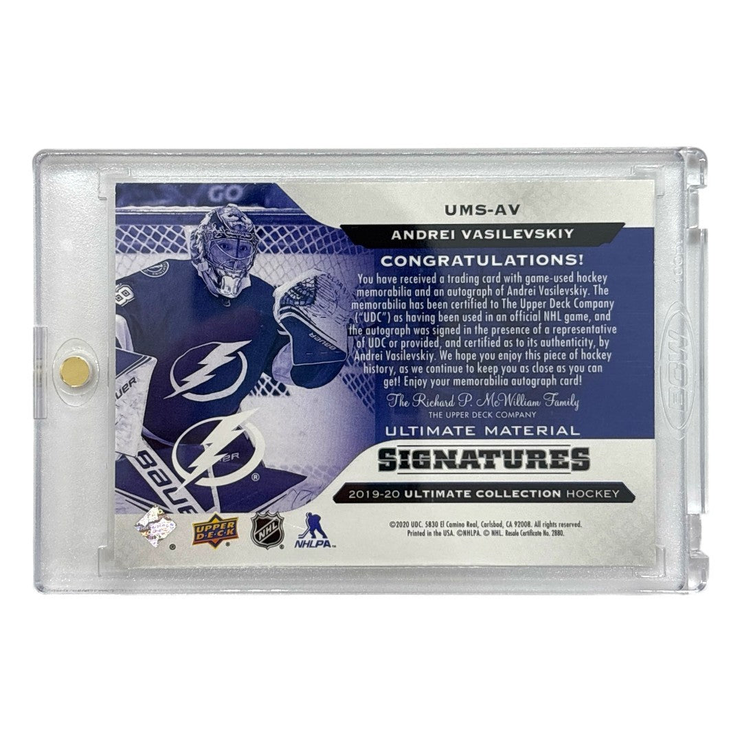 UPPER DECK NHLカード ULTIMATE COLLECTION ANDREI VASILEVSKIY LIGHTNING 71/99 #UMS-AV 中古 IT1