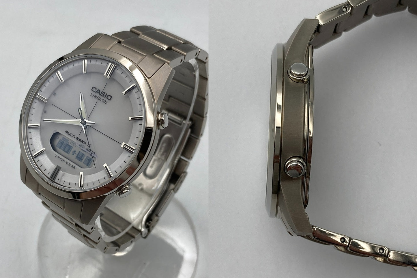 CASIO LINEAGE カシオ リニエージ 電波ソーラー 腕時計 LCW-M170T-7AJF 中古 D4