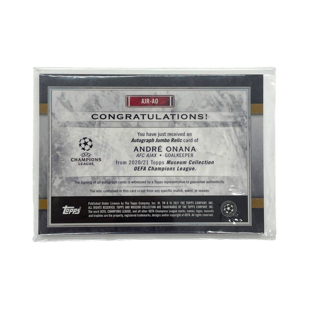 TOPPS サッカーカード MUSEUM COLLECTION ANDRE ONANA AJAX 66/75 #AJR-AO 中古 IT1