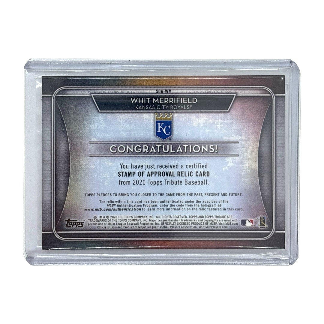 TOPPS MLBカード TRIBUTE WHIT MERRIFIELD KANSAS CITY ROYALS 09/25 #SOA-WM 中古 IT1