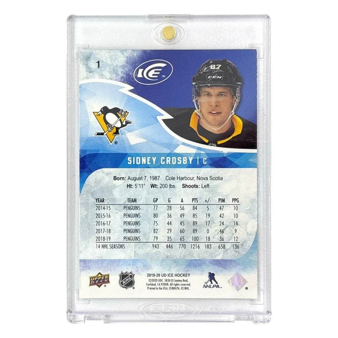 UPPER DECK NHLカード ICE SIDNEY CROSBY PENGUINS 2/5 #1 中古 IT1