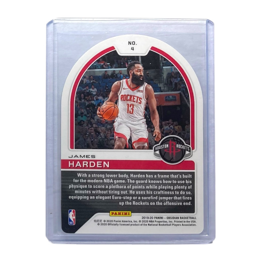 PANINI NBAカード OBSIDIAN DIE CUT JAMES HARDEN HOUSTON ROCKETS /50 #4 中古 IT2
