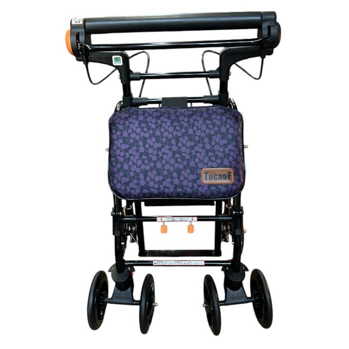 幸和製作所 TacaoF テイコブナノン シルバーカー CPS03 プラムパープル コンパクト 折りたたみ 高齢者 ブレーキ 中古 W4