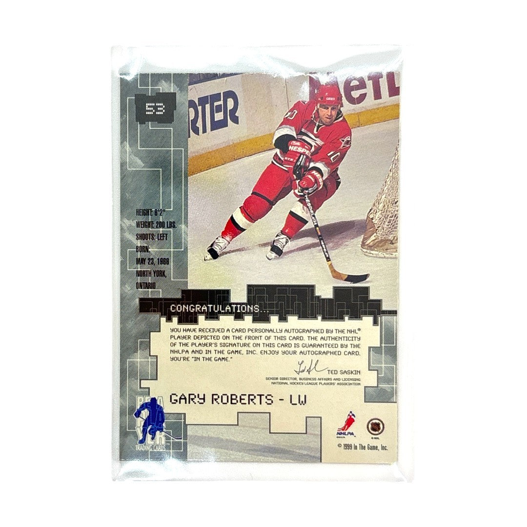 In The Game NHLカード MILLENNIUM SIGNATURE SERIES BE A PLAYER GARY ROBERTS CAROLINA HURRICANES #53 中古 IT1