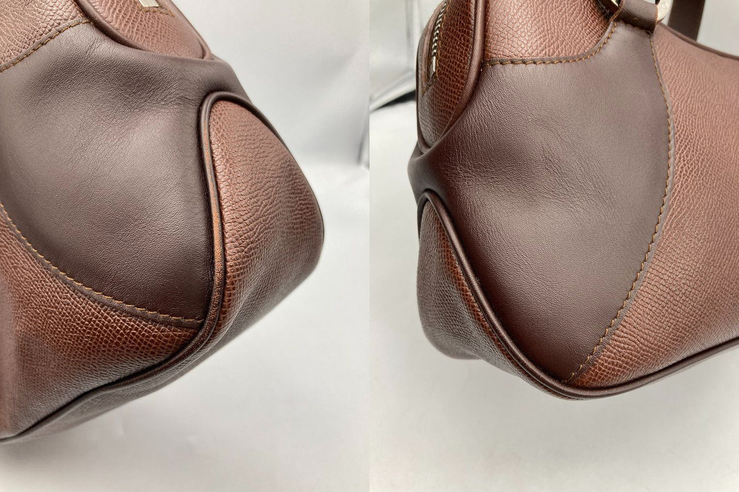 BVLGARI ブルガリ レザー ハンドバッグ romane small 中古 D4