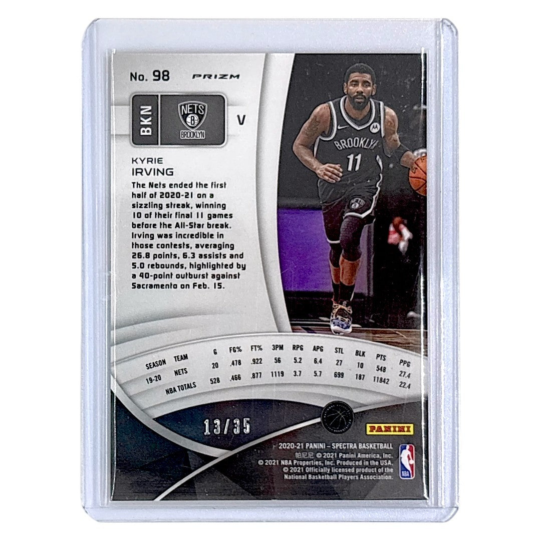 PANINI NBAカード SPECTRA PRIZM KYRIE IRVING NETS /35 #98 中古 IT1
