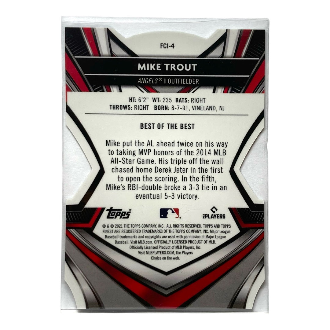 TOPPS MLBカード FINEST MIKE TROUT ANGELS #FCI-4 中古 IT2