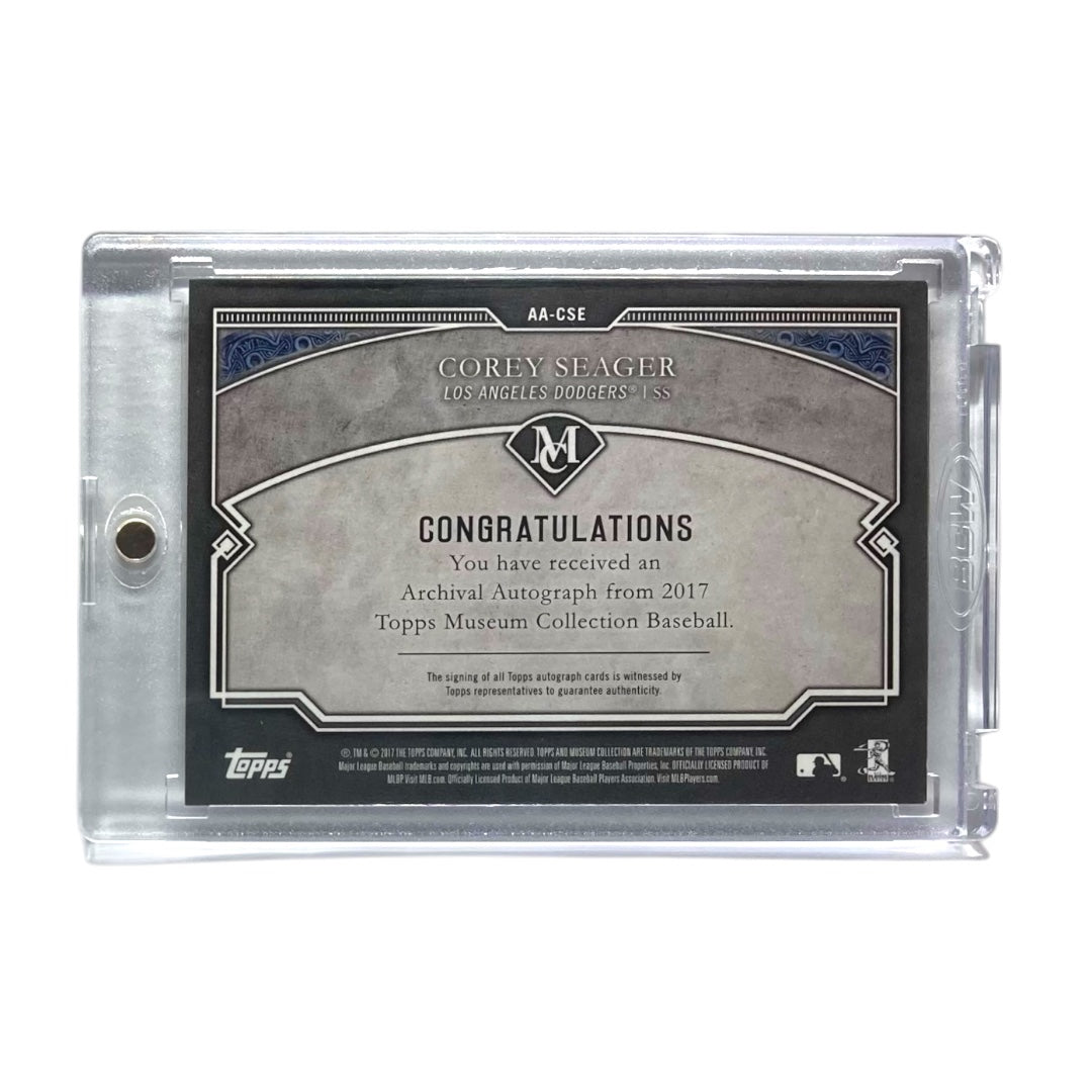 TOPPS MLBカード MUSEUM COLLECTION COREY SEAGER LOS ANGELES DODGERS /25 #AA-CSE 中古 IT2