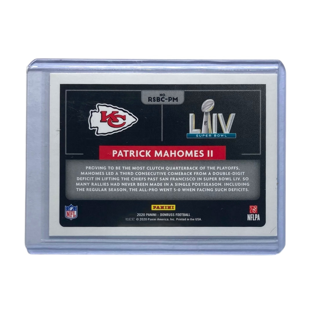 PANINI NFLカード DONRUSS PATRICK MAHOMES II CHIEFS #RSBC-PM 中古 IT2