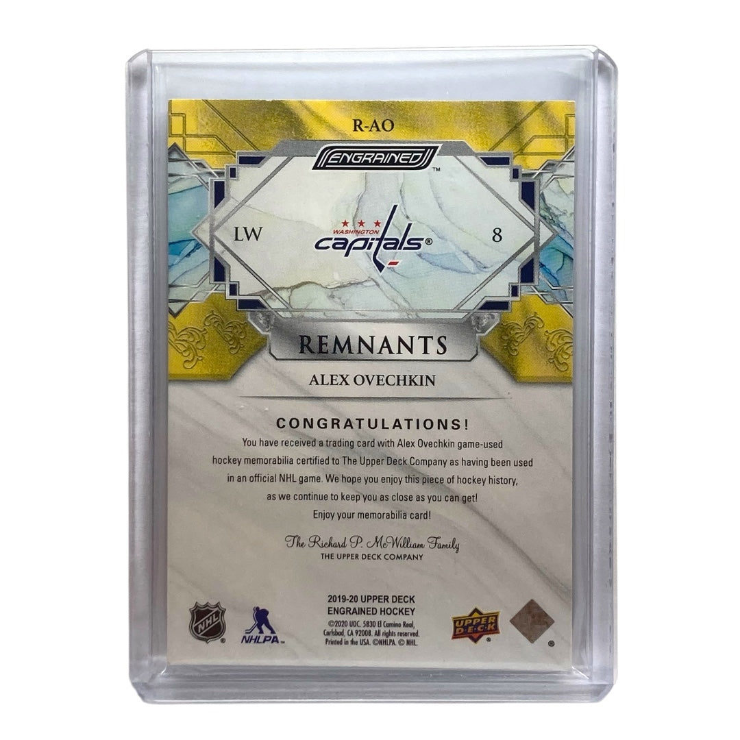 UPPER DECK NHLカード ENGRAINED ALEX OVECHKIN CAPITALS 013/100 #R-AO 中古 IT2