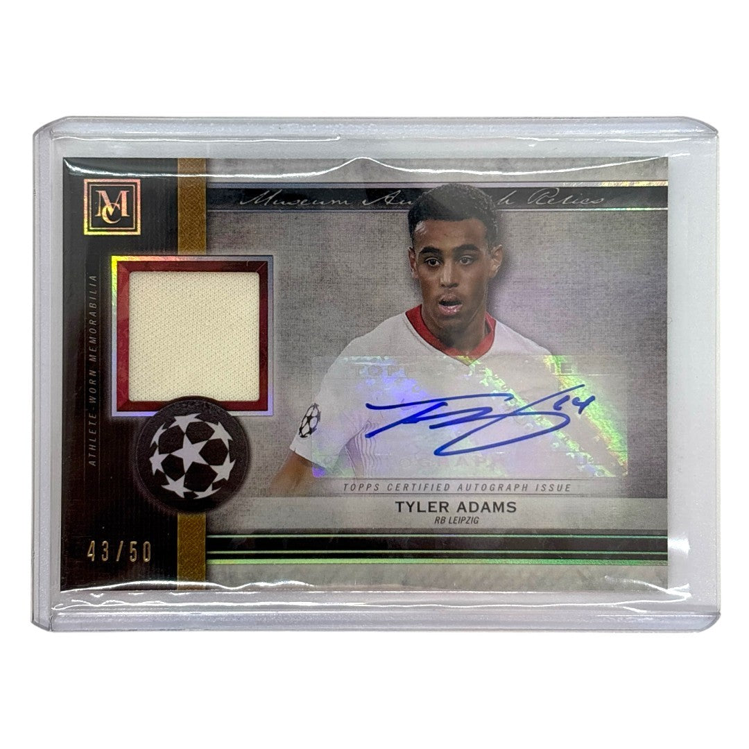 TOPPS サッカーカード MUSEUM COLLECTION TYLER ADAMS LEIPZIG 43/50 #MAR-TA 中古 IT1