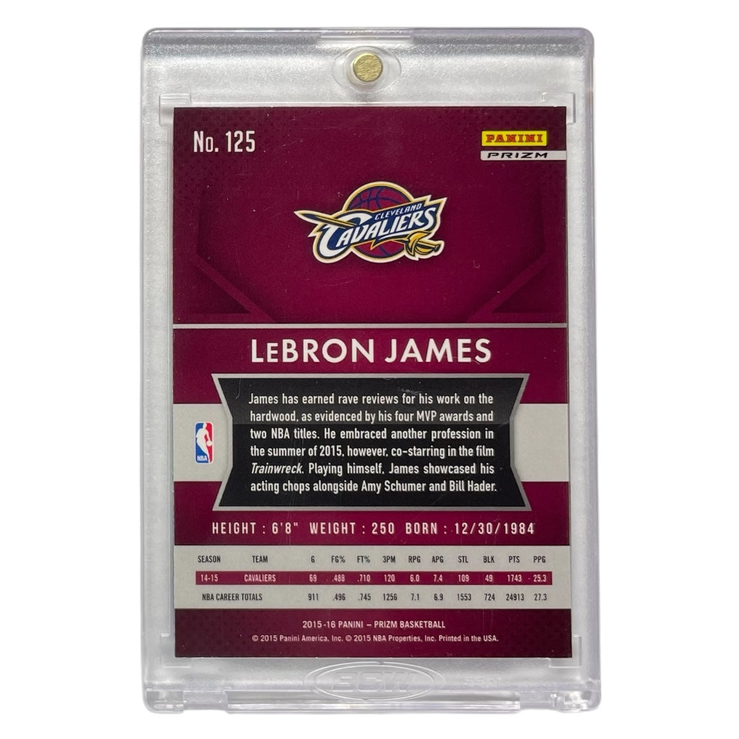 PANINI NBAカード PRIZM LEBRON JAMES CLEVELAND CAVALIERS #125 中古 IT2