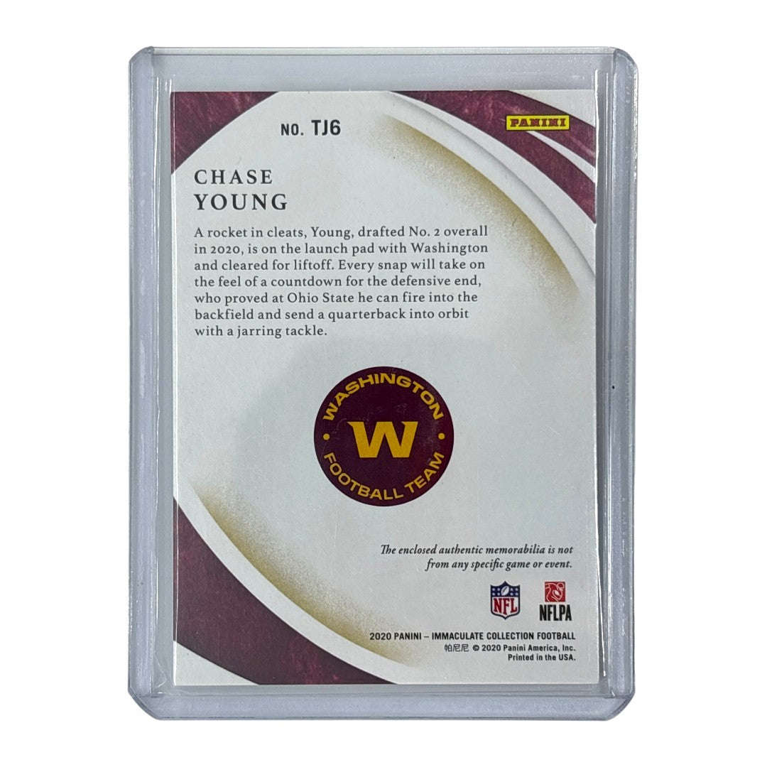PANINI NFLカード IMMACULATE COLLECTION CHASE YOUNG WASHINGTON FOOTBALL TEAM 09/49 #TJ6 中古 IT1