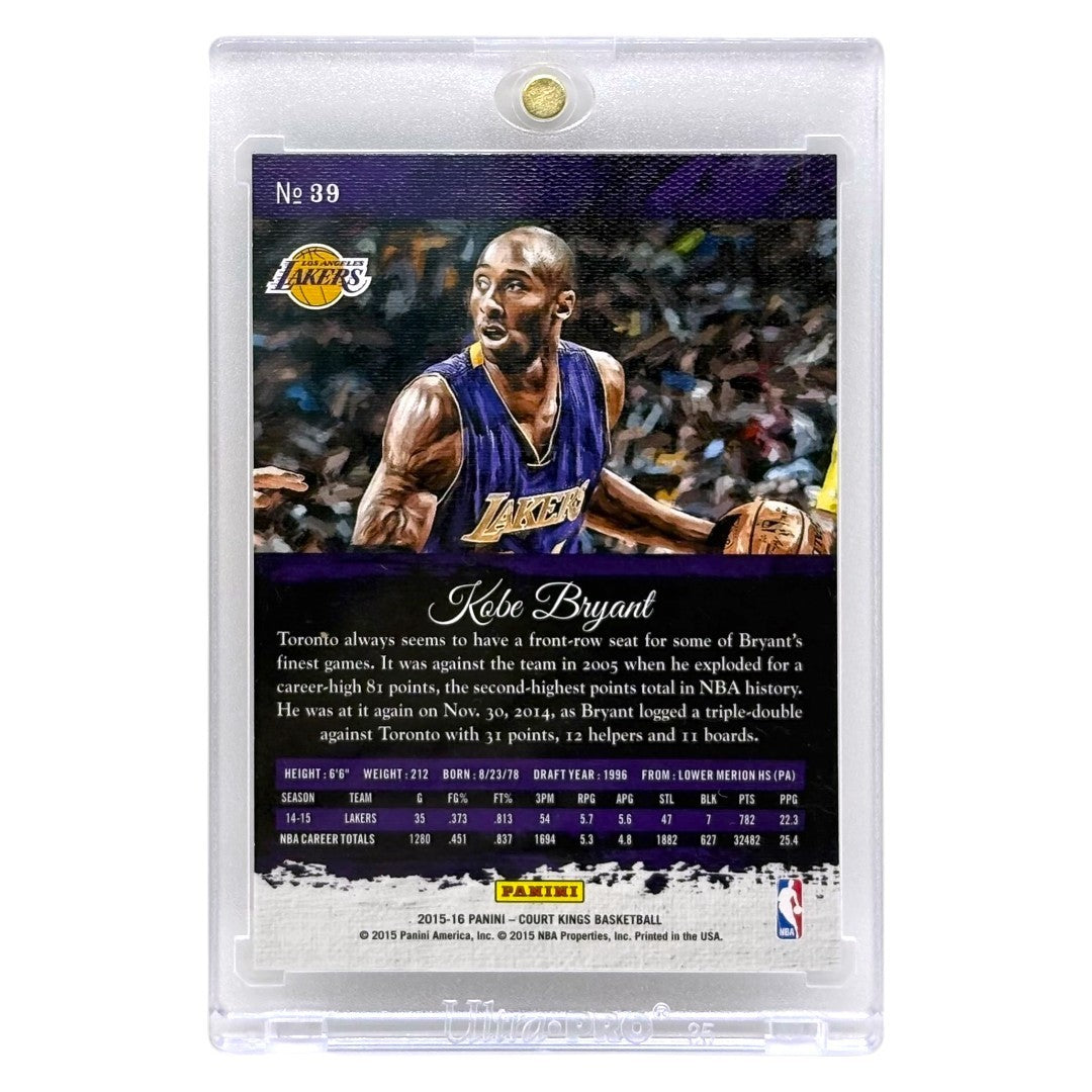 PANINI NBAカード COURT KINGS KOBE BRYANT LOS ANGELES LAKERS #39 中古 IT1