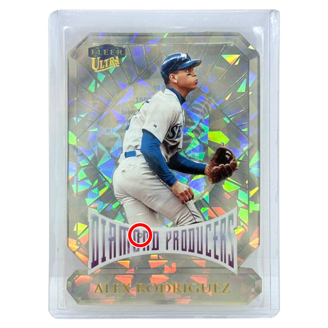 FLEER MLBカード ULTRA DIAMOND PRODUCERS DIE-CUT ALEX RODRIGUEZ SEATTLE MARINERS #3 中古 IT1