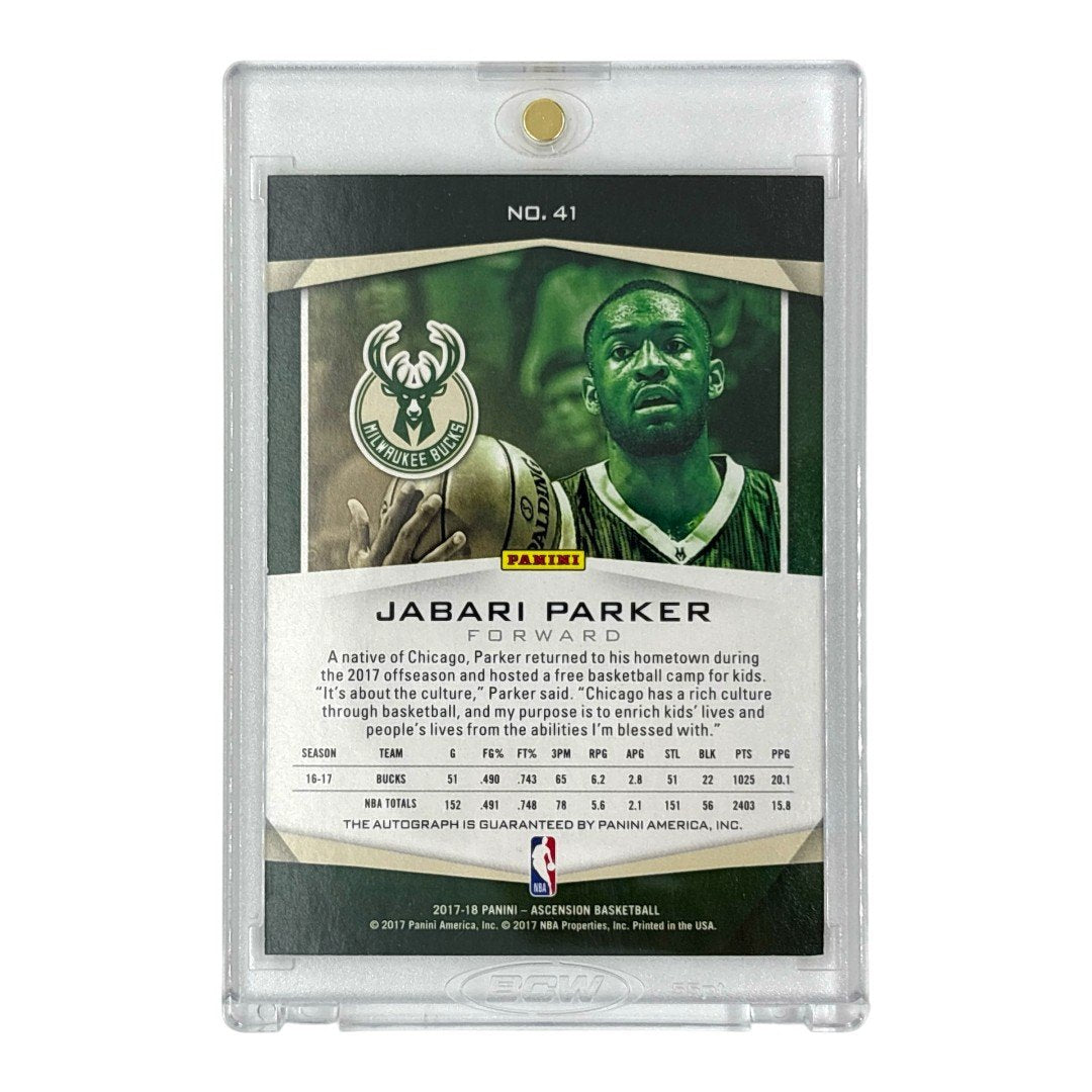 PANINI NBAカード ASCENSION JABARI PARKER BUCKS 10/25 #41 中古 IT1